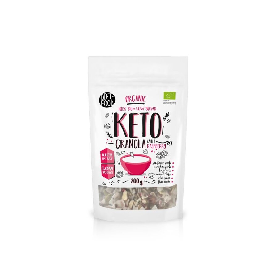 Diet Food keto granola bringebær 200 g
