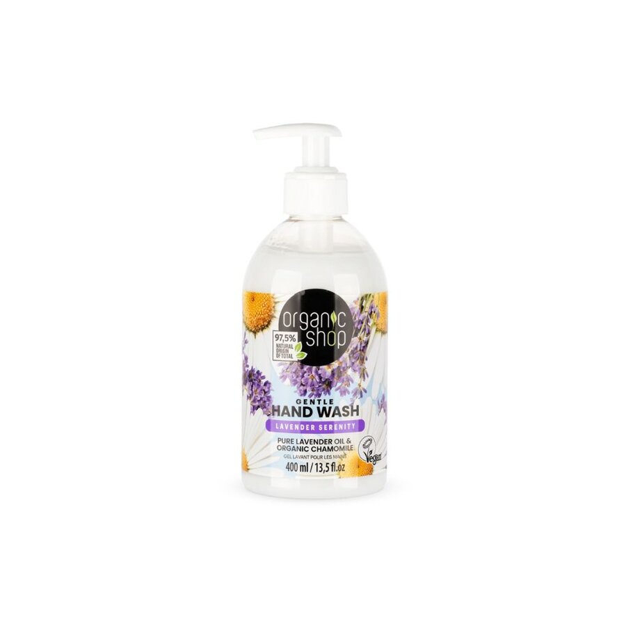 Organic Shop gentle hand wash lavender & chamomile 400 ml