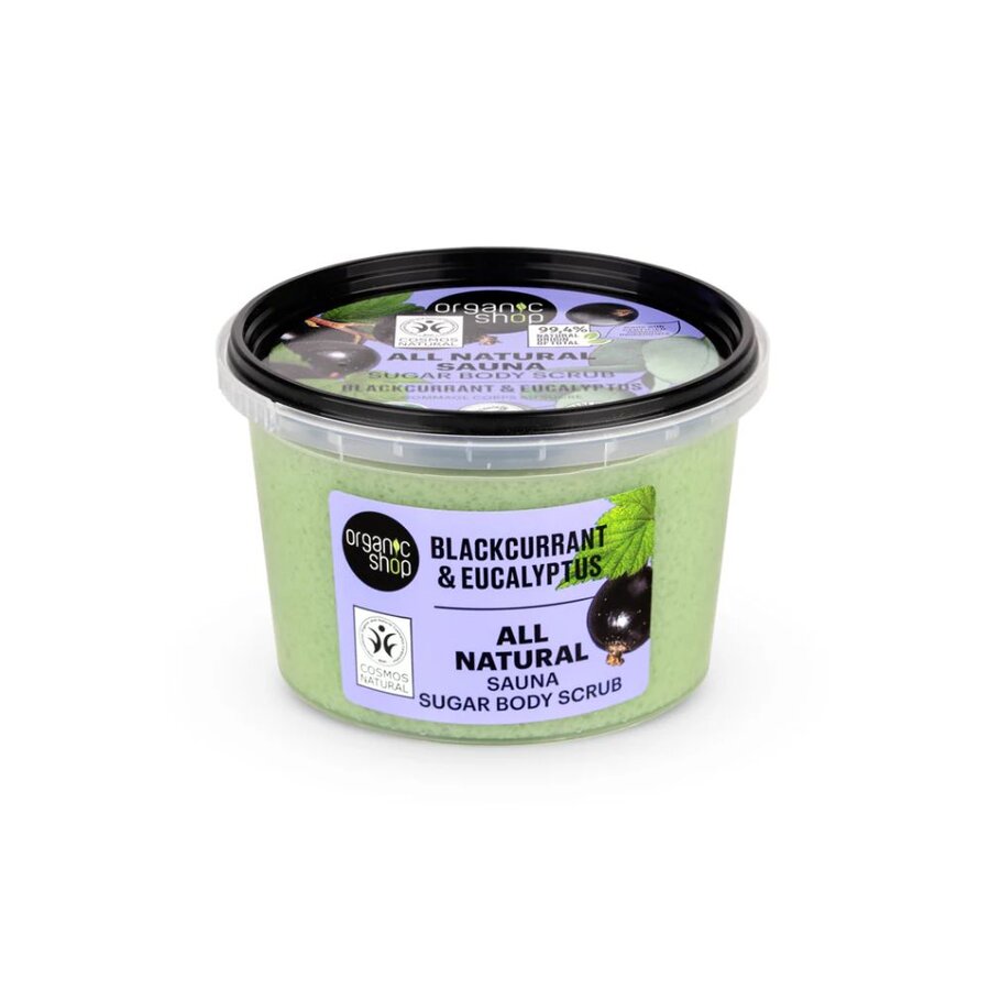 Organic Shop body scrub blackcurrant & eucalyptus 250 ml