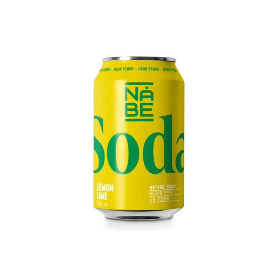 Nåbe soda lemon lime 330 ml