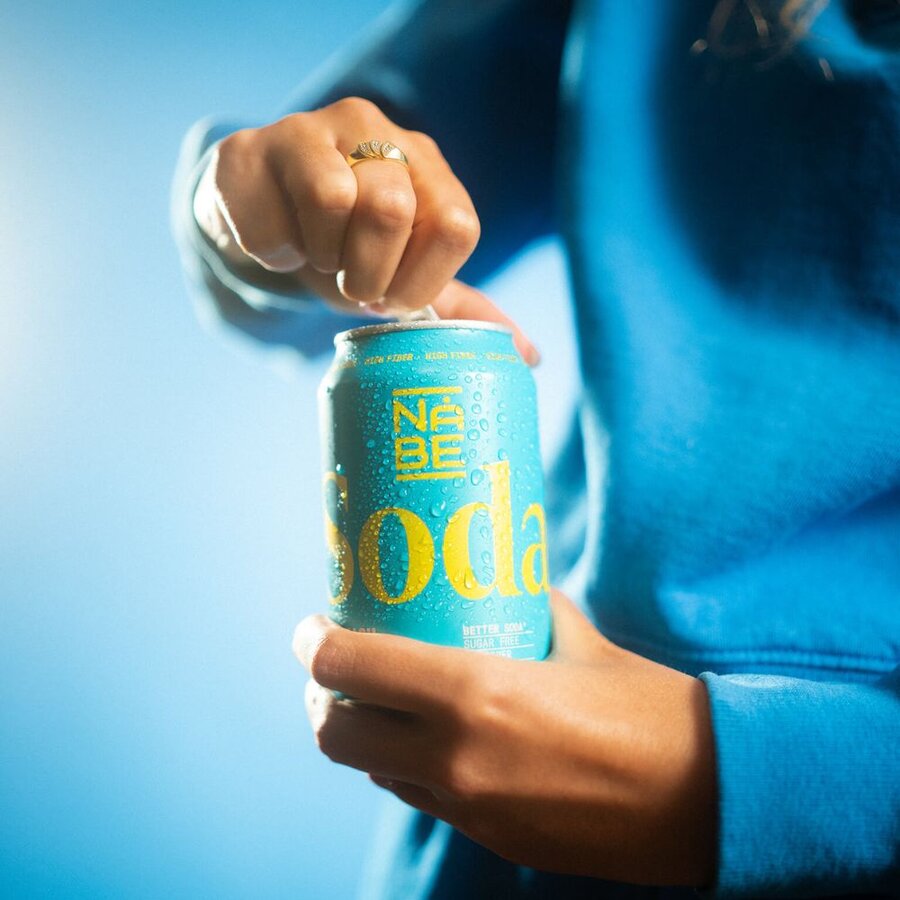 Nåbe soda peach pineapple 330 ml