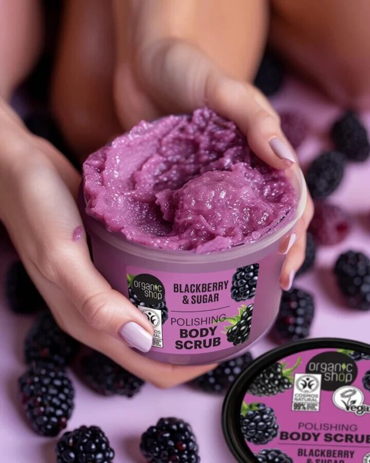Organic Shop body scrub blackberry 250 ml