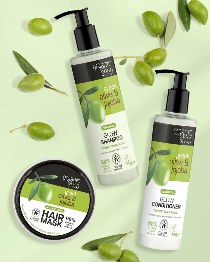 Organic Shop glow shampoo olive & jojoba 280 ml