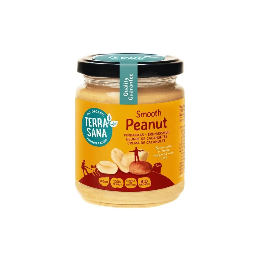 TerraSana smooth peanøttsmør 250 g