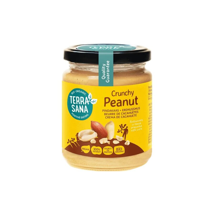 TerraSana crunchy peanøttsmør 250 g
