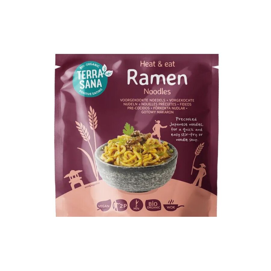 TerraSana ramen nudler forkokt 300 g