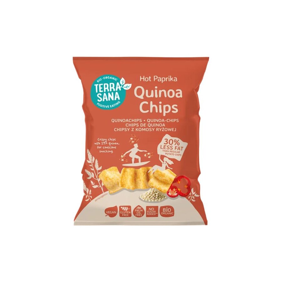 TerraSana quinoa chips hot paprika 75 g