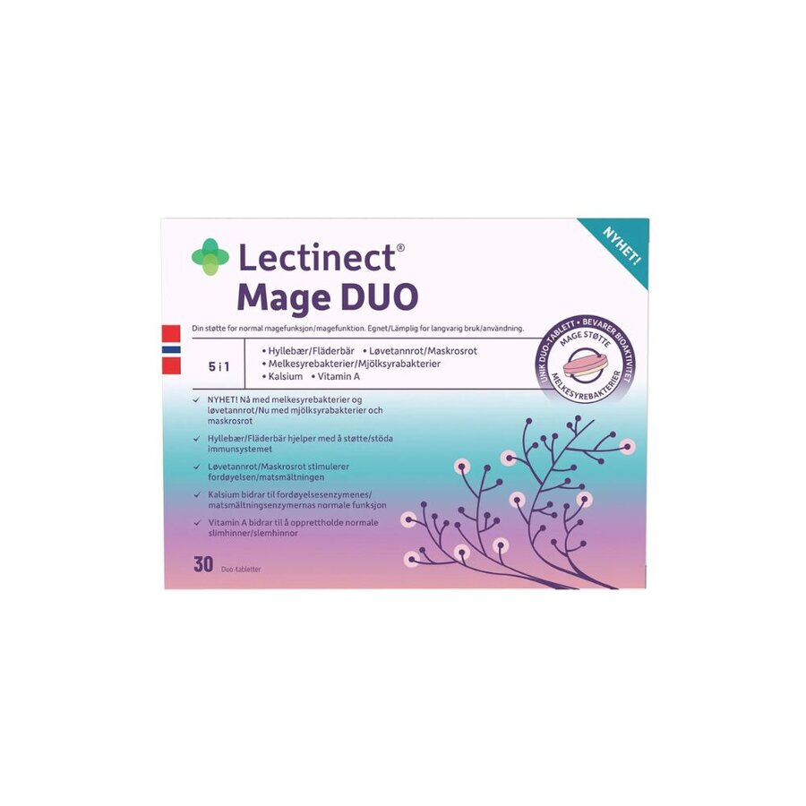 Lectinect mage duo 30 tabletter