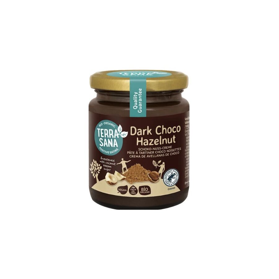 TerraSana dark choco hazelnut spread 250 g