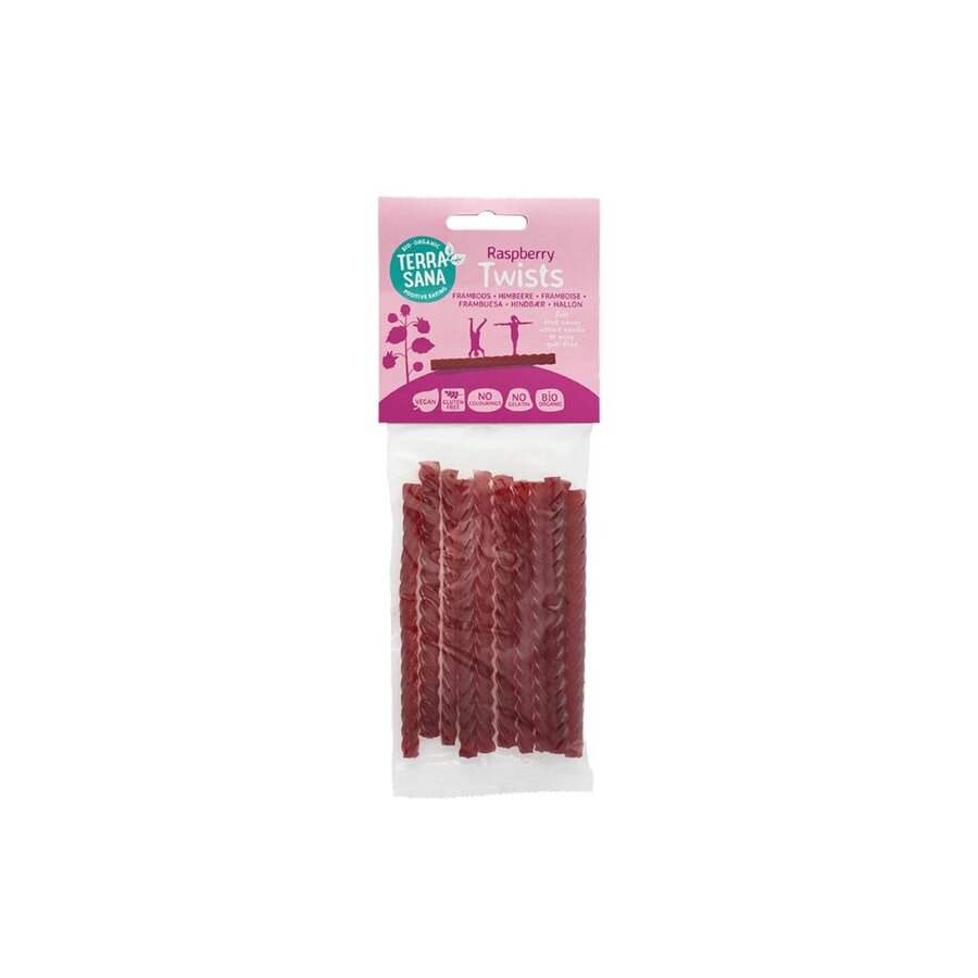 TerraSana raspberry twists 75 g