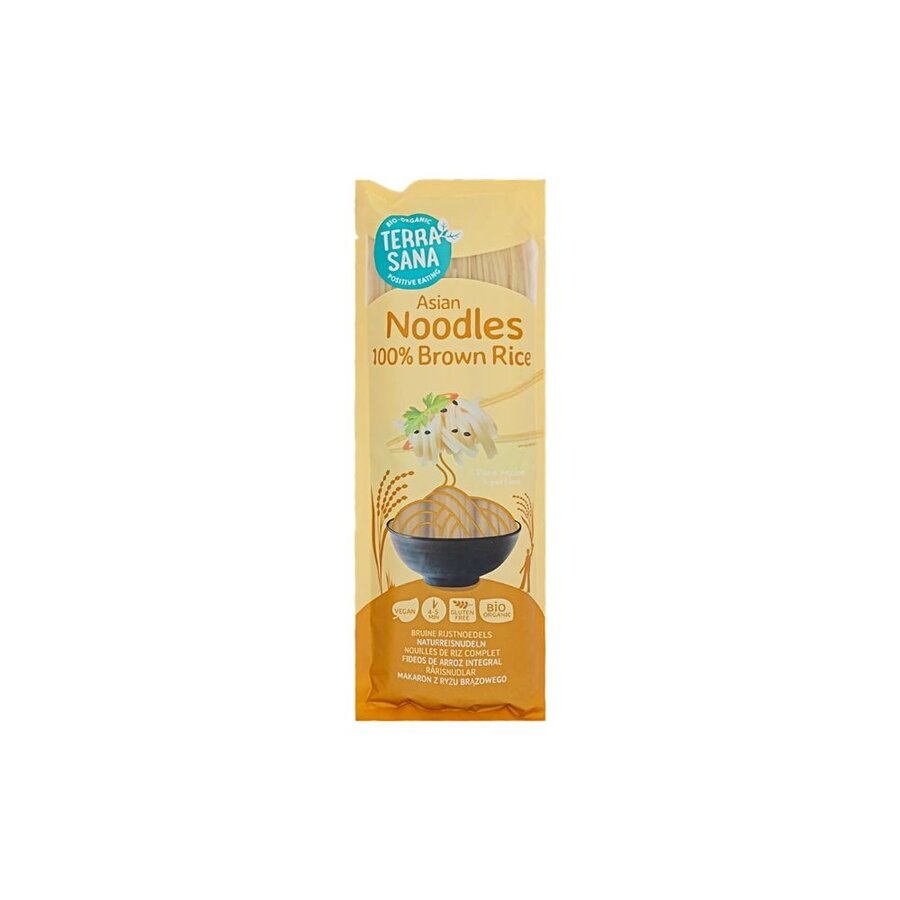 TerraSana asian noodles 100% brown rice 250 g
