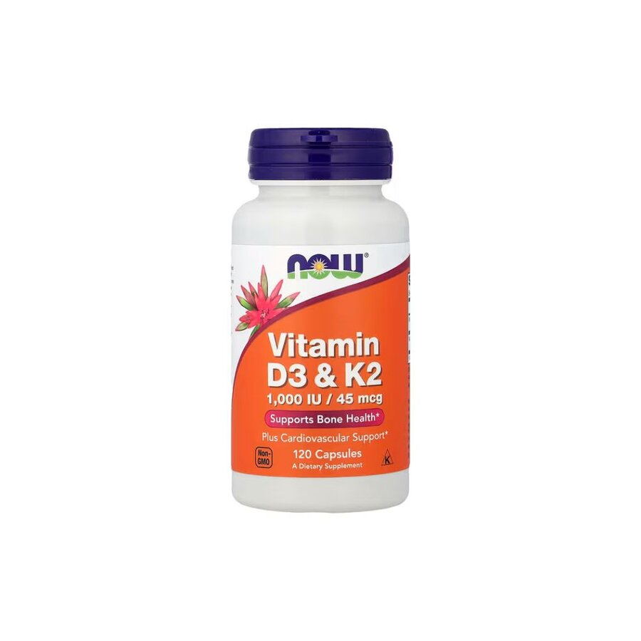 Now vitamin D3 og K2 120 kap
