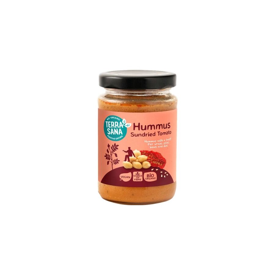 TerraSana hummus sundried tomatoes 190 g