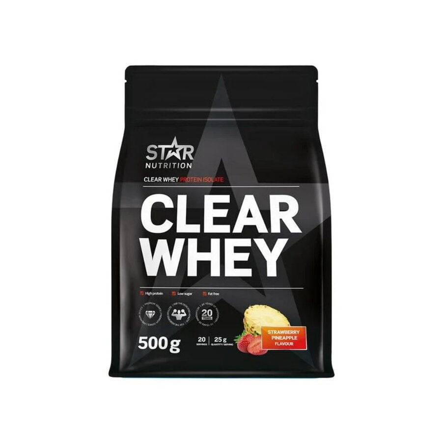 Star Nutrition clear whey strawberry pineapple 500 g