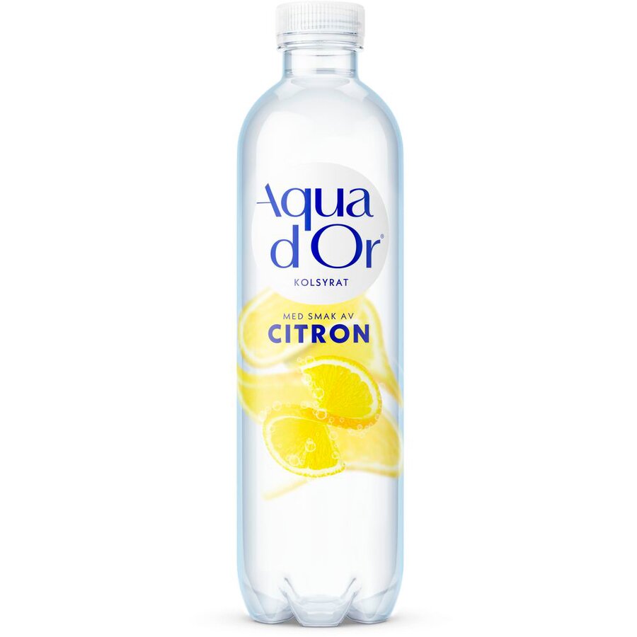 Aqua d`Or kullsyrevann med smak av sitron og lime 500ml