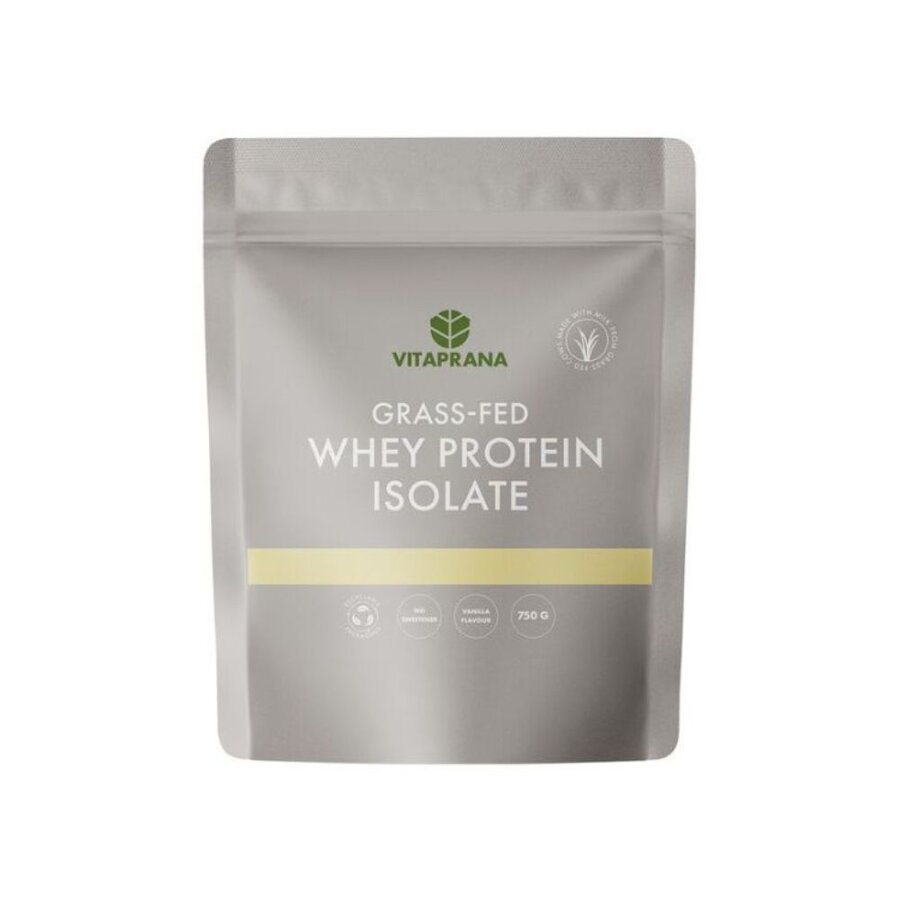 Vitaprana whey protein isolate grass fed vanilla 750 g