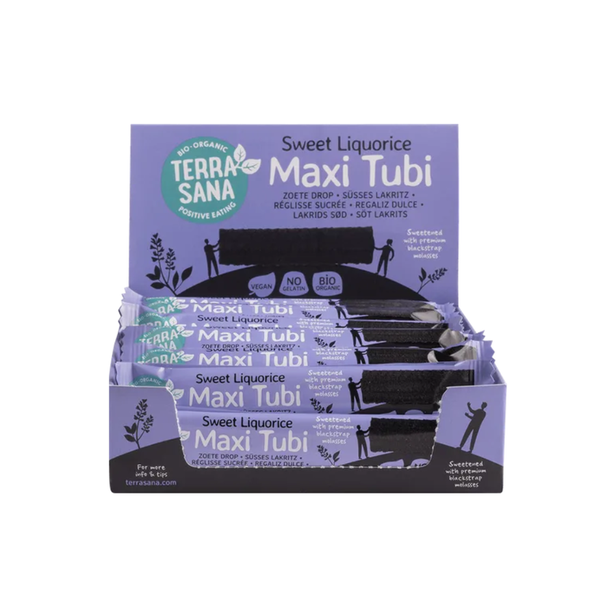TerraSana sweet liquorice maxi tubi 28 g