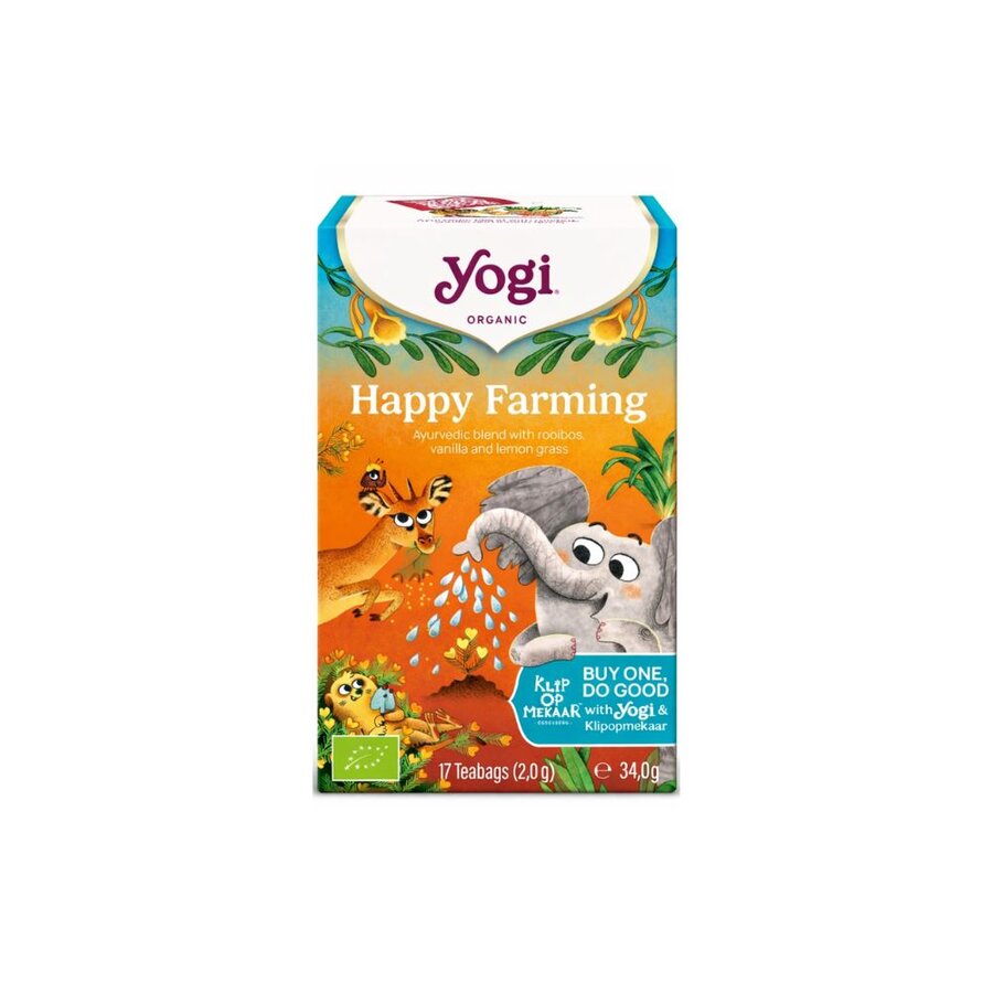 Yogi Tea happy farming 17 poser
