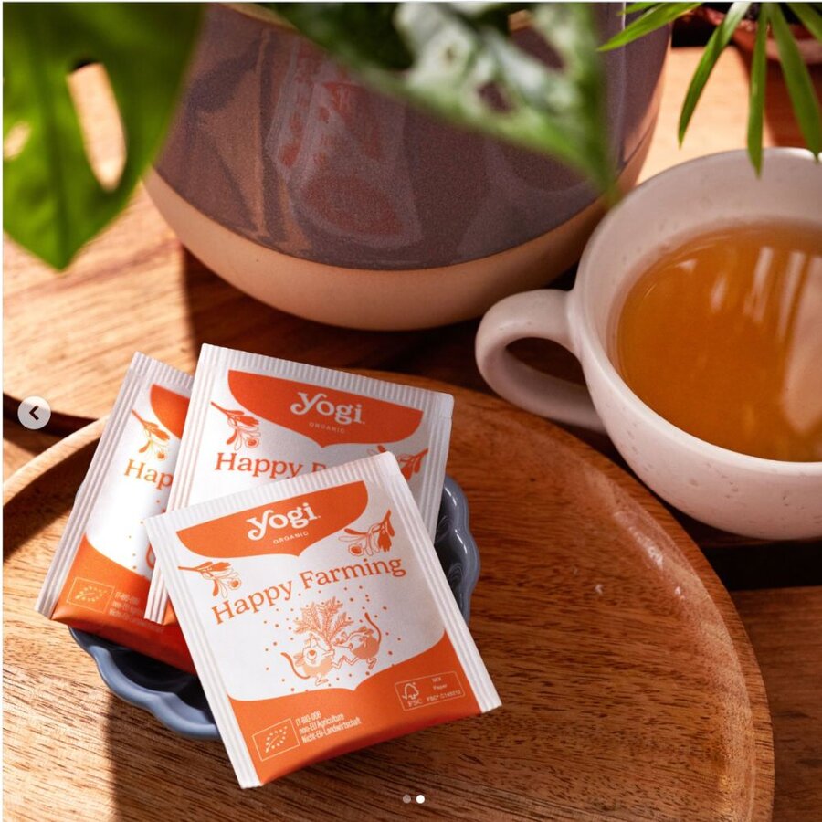 Yogi Tea happy farming 17 poser
