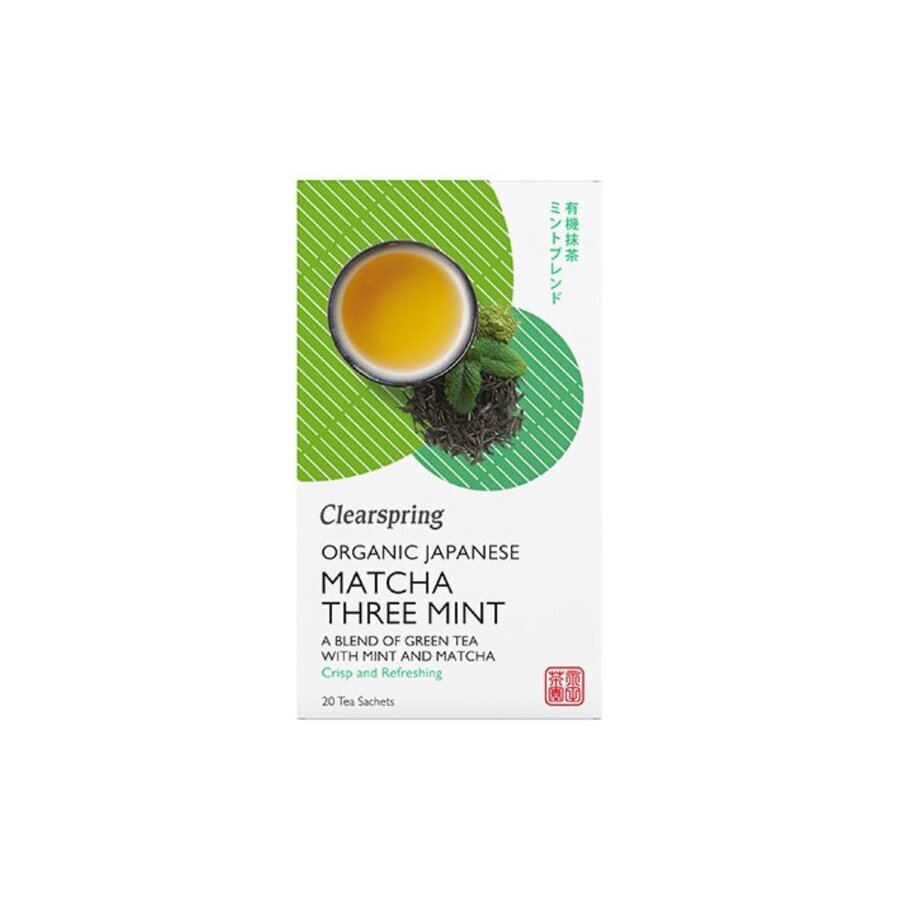 Clearspring matcha three mint 20 teposer