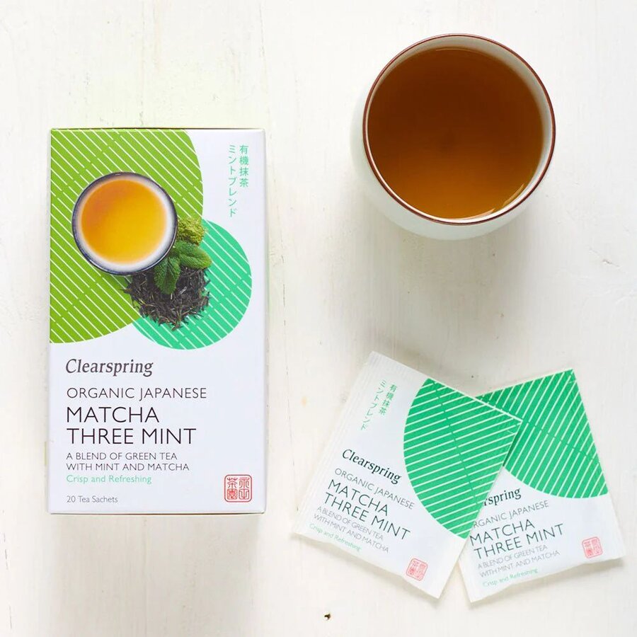 Clearspring matcha three mint 20 teposer