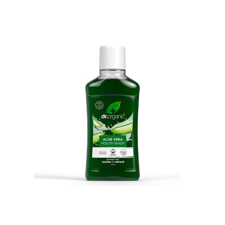 Dr Organic aloe vera mouthwash 500 ml