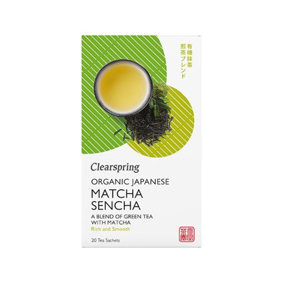 Clearspring økologisk japansk genmaicha te 20 poser