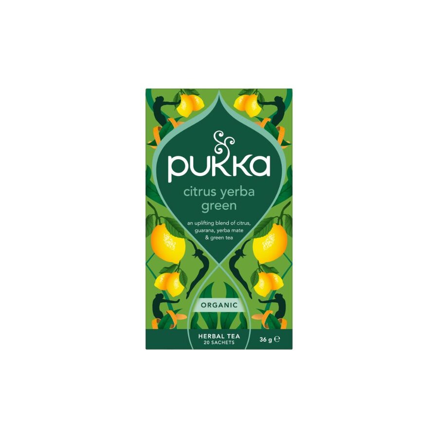 Pukka citrus yerba green 20 poser