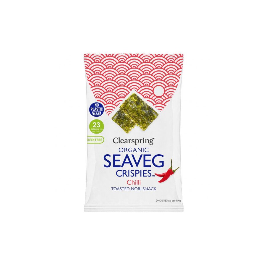 Clearspring seaveg crispies chili 4 g