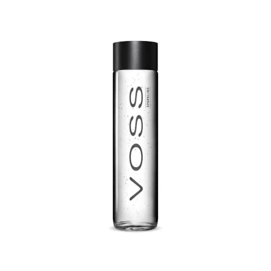 Voss Vann kullsyre glassflaske 800 ml