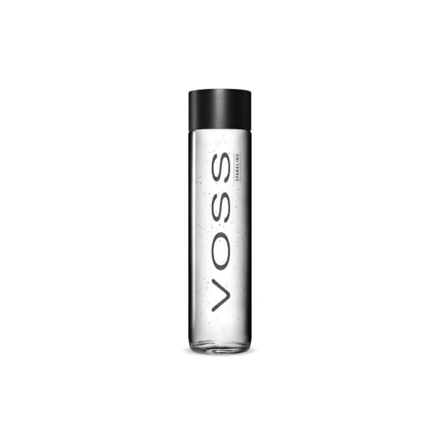 VOSS kullsyrevann glassflaske 375 ml
