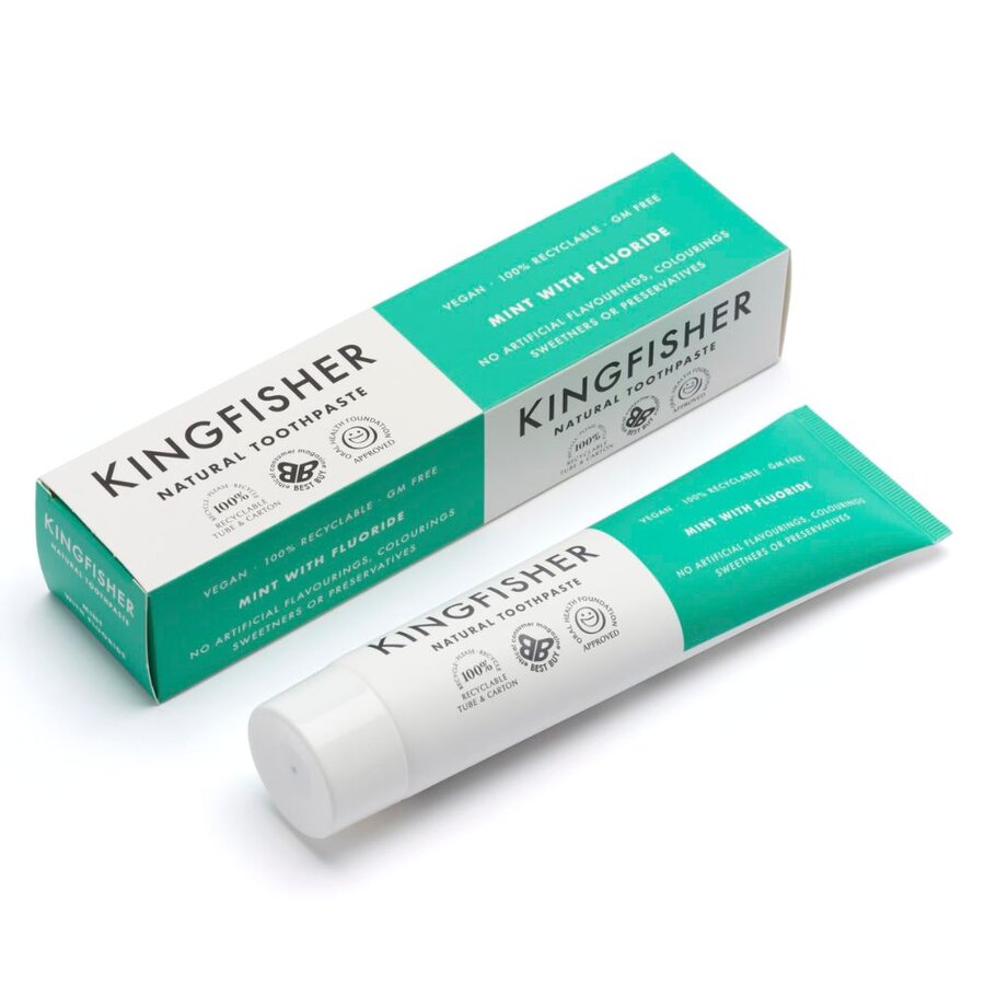 Kingfisher tannkrem mint med fluor 100 ml