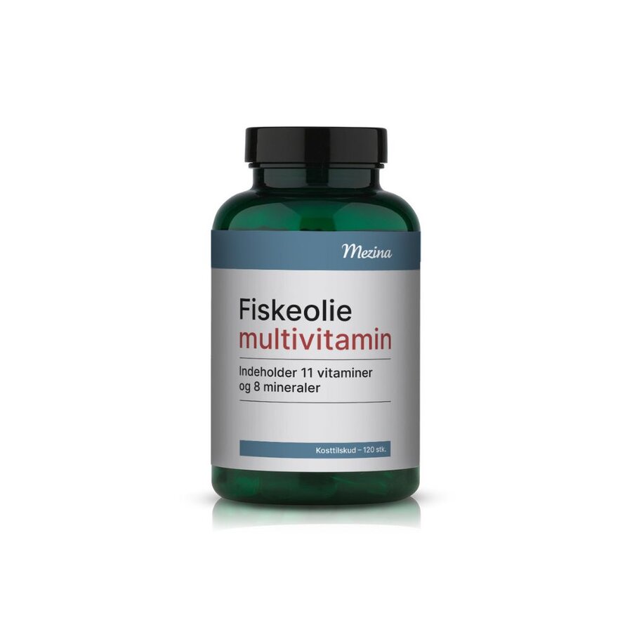 Mezina fiskeolje multivitamin 120 kapsler