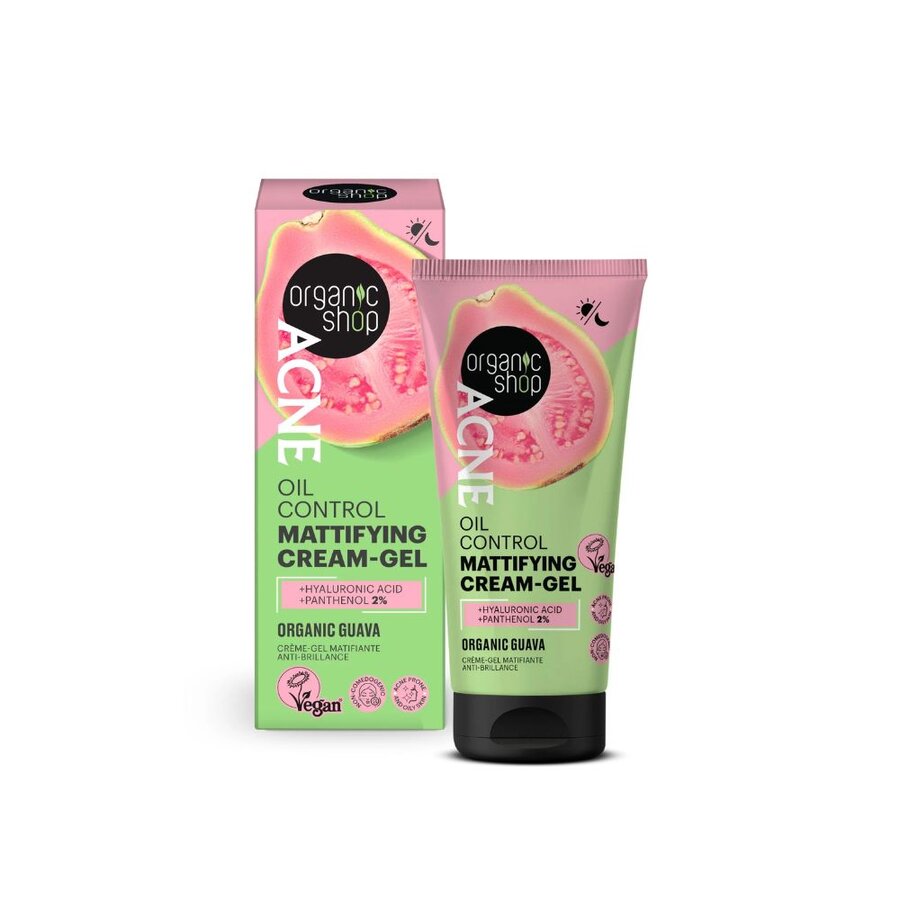 Organic Shop acne oil control mattifying cream gel 50 ml