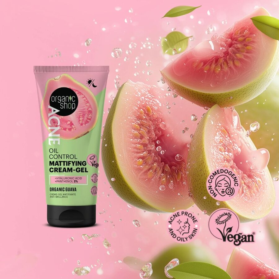 Organic Shop acne oil control mattifying cream gel 50 ml