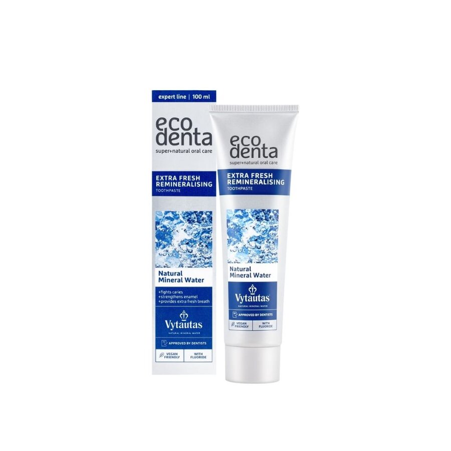 Ecodenta extra fresh remineralising tannkrem 100 ml