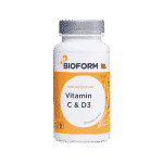 Bioform Vitamin C & D3, 90 Kapsler